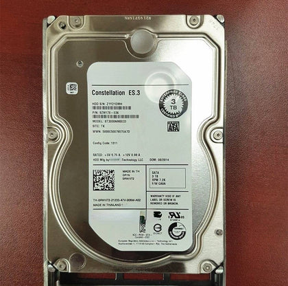 DELL 3T 7.2K 3.5inch SATA 0RWV72 ST3000NM0033 Hard Drives