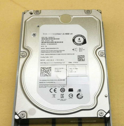 DELL 4T 7.2K 3.5 SAS 12G 128M 0XWM1W ST4000NM0005 Hard Drives