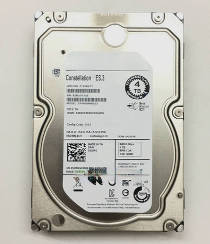 DELL 4T SAS 3.5inch 7.2K ST4000NM0023 128M Hard Drives