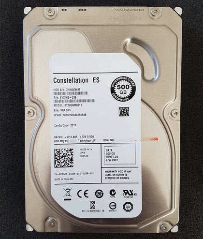 DELL 500G 7.2K 3.5inch SATA 0C3YJM ST500NM0011 Hard Drives