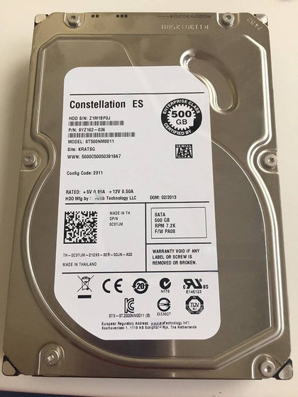 DELL 500G 7.2K 3.5 SATA 64M 6Gb ST500NM0011 Hard Drives