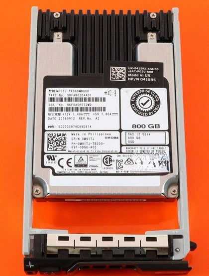 DELL 800G SAS SSD 12gb/S 2.5inch 00M91TJ Solid State Hard Drives