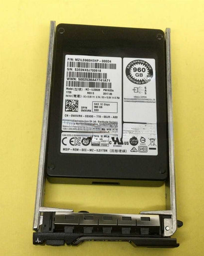 DELL 960G 2.5inch SAS SSD WXVRK 0WXVRK SC5020 DC7020 Hard Drives