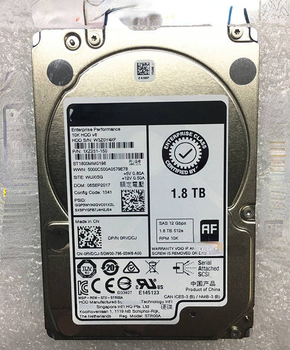 DELL C6100 C6105 C6145 C6220 Hard Drives 1.8T 10K 2.5 SAS