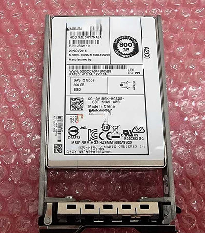 DELL Compellent 0V1R9K V1R9K 800G 2.5 SSD SAS 12Gb Hard Drives