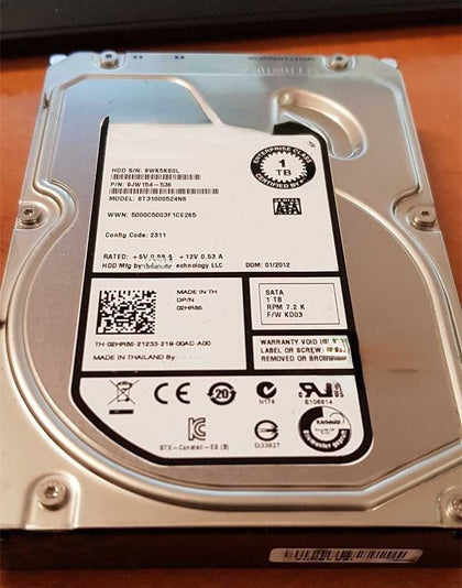 DELL EQ 1T 7.2K 3.5 SATA ST31000524NS 02HR85 9JW154-536 Hard Drives