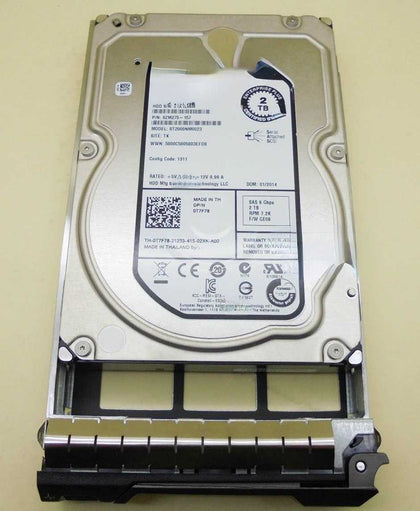 DELL EqualLogic ST2000NM0023 0T7F78 2T 7.2K 3.5 SAS Hard Drives
