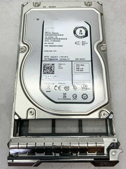 DELL EqualLogic ST33000650SS 00KK92 3T 7.2K 3.5 SAS Hard Drives