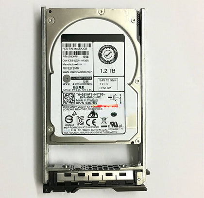 DELL HUC101812CSS204 9XNF6 1.2T 10K 2.5 SAS 12GB Hard Drives