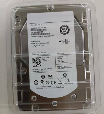DELL MD3200 MD1200 600G 15K 3.5inch SAS Hard Drives