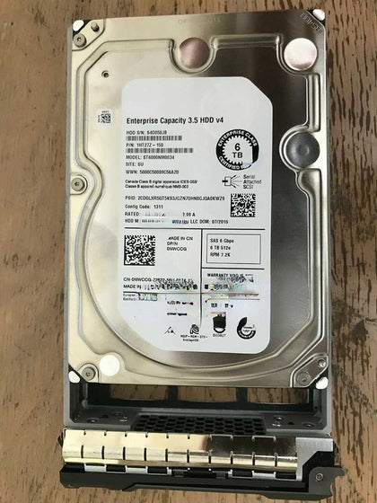 DELL MD3400 MD3600F MD3600I Hard Drives 6T 7.2K 3.5inch SAS