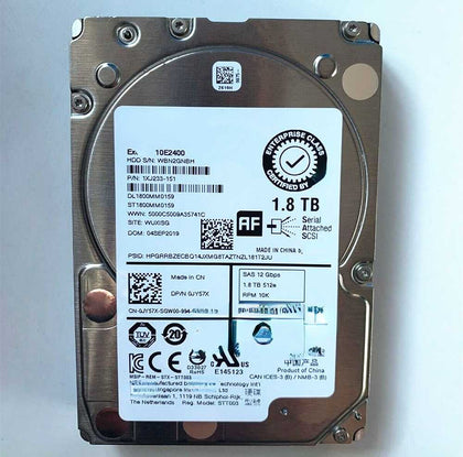 DELL MD3420 MD3460 MD3600F MD3600I Hard Drives 1.8T 10K 2.5 SAS