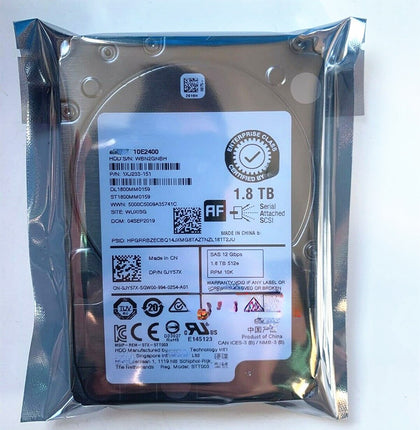DELL MD3620I MD3620F MD3660F MD3660I Hard Drives 1.8T 10K 2.5 SAS