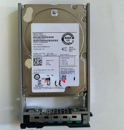 DELL MD3620I MD3620F MD3660F MD3660I Hard Drives 600G 10K 2.5 SAS