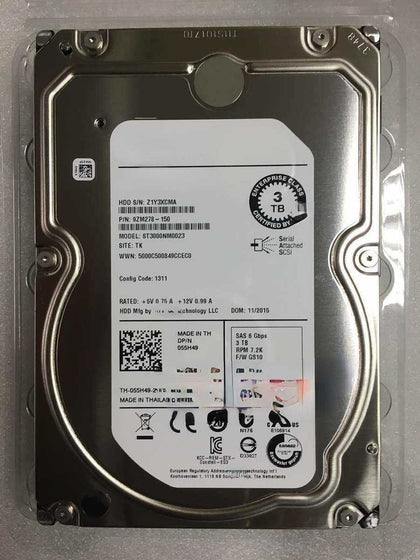 DELL MD3660F MD3660I MD3800F MD3800I Hard Drives 3T 7.2K 3.5 SAS