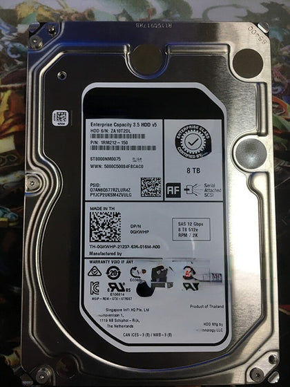 DELL MD3660F MD3660I MD3800F MD3800I Hard Drives 8T 7.2K 3.5 SAS