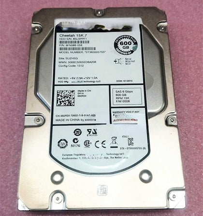 DELL PS6010 PS4000 PS4110 PS4210E 600G 15K 3.5inch SAS EQ Hard Drives