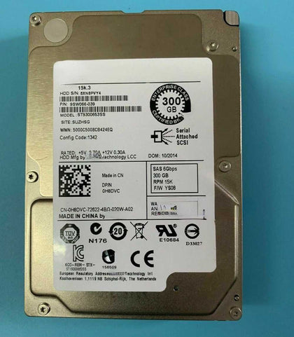 DELL R410 R420 R430 Hard Drives 300G 15K 2.5 SAS