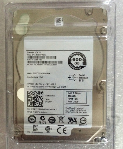DELL R410 R420 R430 Hard Drives 600G 10K 2.5 SAS