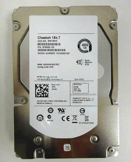 DELL R420 R430 R510 450G 15K 3.5 SAS ST3450857SS Hard Drives