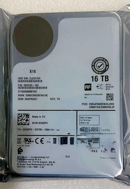 DELL R430 R440 R530 R540 R730 R740 16T 7.2K 3.5 SAS 12Gb Hard Drives