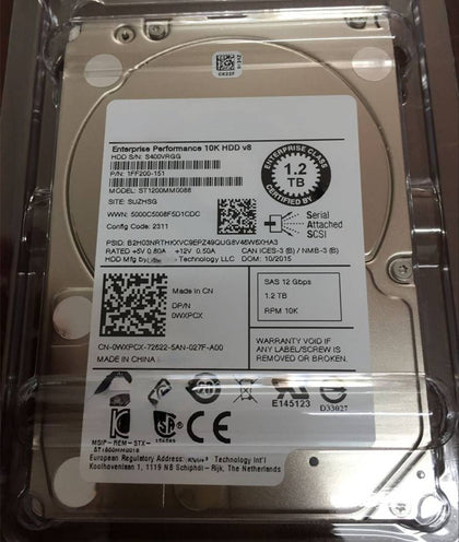 DELL R440 R540 R640 R740 Hard Drives 1.2T 10K 2.5inch SAS