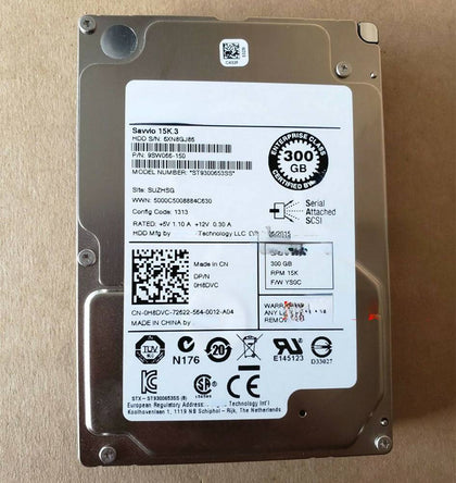 DELL R440 R540 R640 R740 Hard Drives 300G 15K 2.5inch SAS