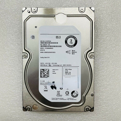 DELL R440 R540 R640 R740 Hard Drives 3T 7.2K 3.5inch SAS