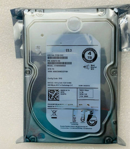 DELL R440 R540 R640 R740 Hard Drives 4T 7.2K 3.5inch SAS
