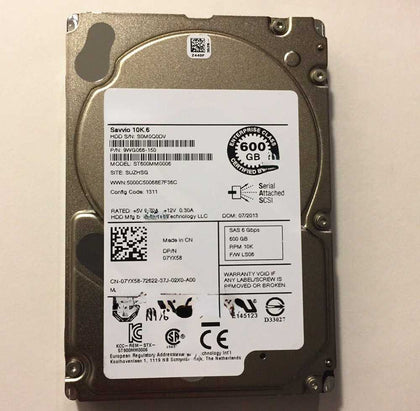 DELL R440 R540 R640 R740 Hard Drives 600G 10K 2.5inch SAS