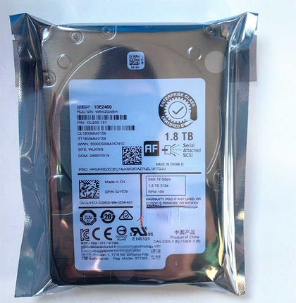 DELL R450 R550 R650 R750 R750xa 1.8T 10K 2.5inch SAS 12GB Hard Drives