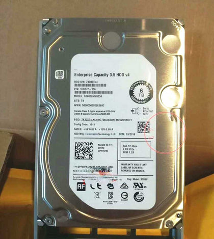 DELL R450 R550 R650 R750 R750xa 6T 7.2K 3.5inch SAS 12GB Hard Drives