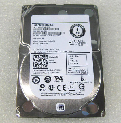DELL R510 R520 R530 Hard Drives 1T 7.2K 2.5inch SAS