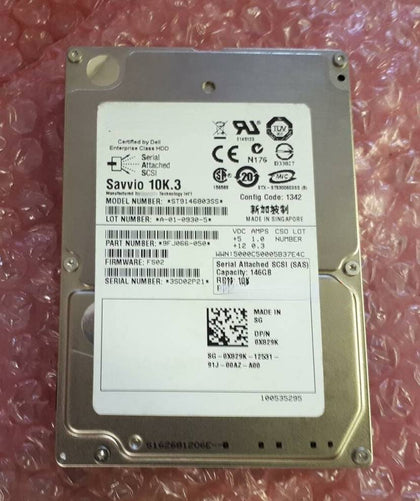 DELL R610 R620 146G 10K 2.5 SAS ST9146803SS Hard Drives