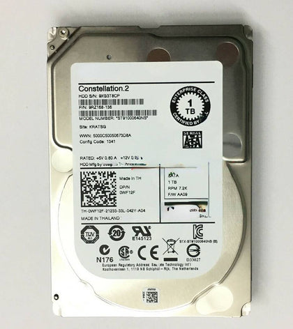 DELL R610 R620 R630 Hard Drives 1T 7.2K 2.5 SATA
