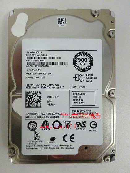 DELL R610 R620 R630 R640 Hard Drives 900G 10K 2.5 SAS