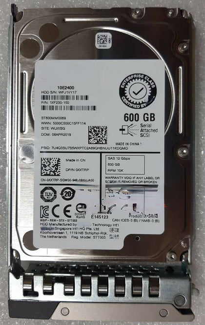 DELL R630 R640 R730 R740 Hard Drives 600G 10K 2.5 SAS 12GB