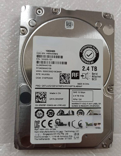 DELL R640 R740 R730XD R740XD Hard Drives 2.4T 10K 2.5 SAS