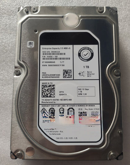 DELL R710 R720 R730 R740 Hard Drives 1T 7.2K 3.5 SAS 12Gb