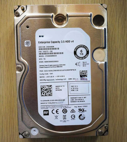 DELL R710 R720 R730 R740 Hard Drives 6T 7.2K 3.5inch SAS