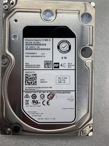 DELL R720 R730 R740 T730 Hard Drives 8T 7.2K 3.5 SAS 12Gb