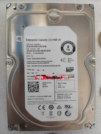 DELL R730 R740 R730XD R740XD Hard Drives 2T 7.2K 3.5 SAS 12Gb