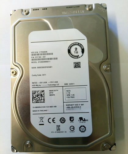 DELL R7910 T7910 T5810 T7810 2T 7.2K 3.5 SATA Hard Drives