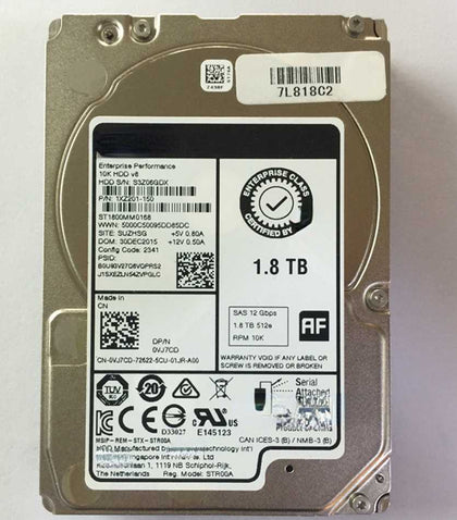 DELL R810 R820 R830 Hard Drives 1.8T 10K 2.5 SAS