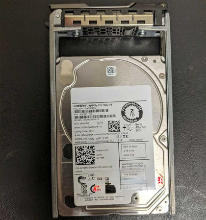 DELL R940 R740XD T440 T640 Hard Drives 2T 7.2K 2.5 SAS