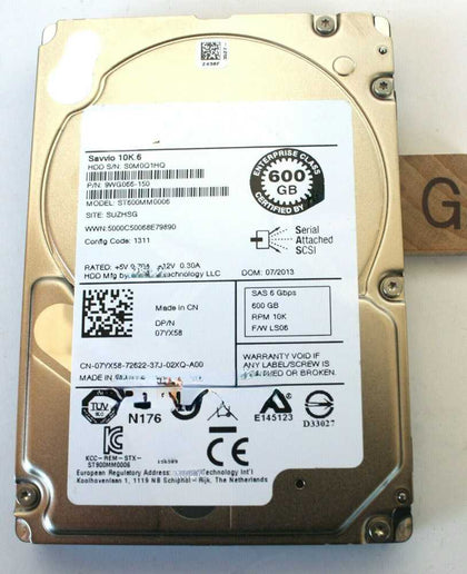 DELL R940 R740XD T440 T640 Hard Drives 600G 10K 2.5inch SAS