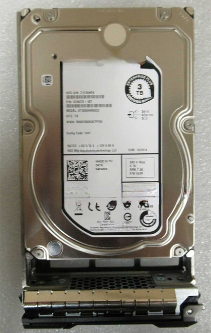DELL SC100 SC120 SC180 SC200 3T 7.2K 3.5 SAS Hard Drives