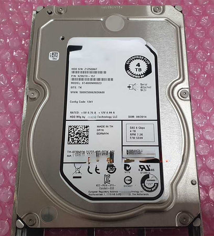 DELL SC100 SC120 SC180 SC200 4T 7.2K 3.5 SAS Hard Drives