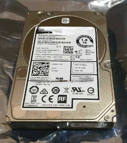 DELL SC100 SC120 SC200 SC220 1.8T 10K 2.5inch SAS Hard Drives