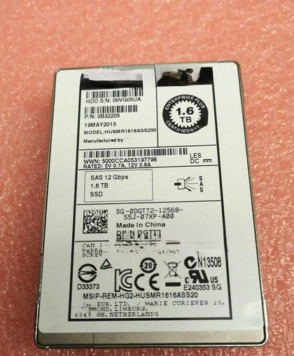 DELL SC120 SC200 SC220 SC420 1.6T 2.5 SAS SSD 12Gb Hard Drives